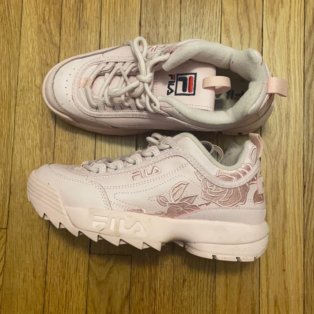 Women’s Pink Fila Sneakers